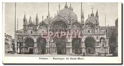 Ansichtskarte AK Venise Basilique De Saint Marc