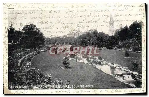 Cartes postales Upper Gardens From The Square Bournemouth