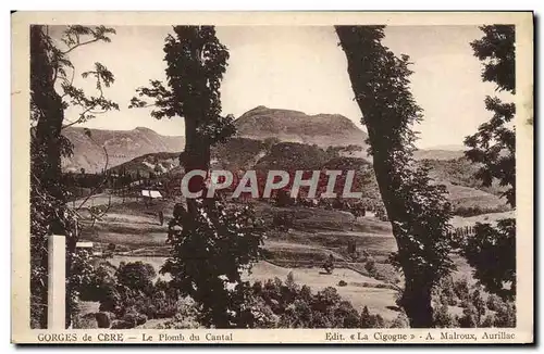 Cartes postales Gorges de Cere le plomb du Cantal