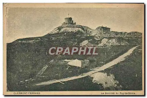 Cartes postales Clermont Ferrand Le Sommet Du Puy De Dome