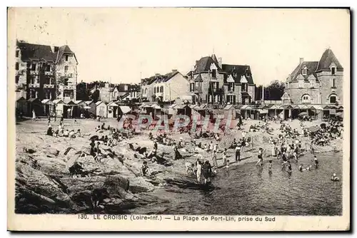 Ansichtskarte AK Le Croisic La Plage De Port Lin Prise Du Sud