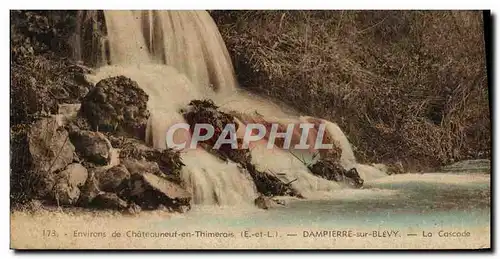 Ansichtskarte AK Environs de Chateauneuf En Thimerois Dampierre en Blevy La cascade