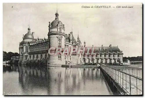 Ansichtskarte AK Chateau De Chantilly Cote Nord Ouest