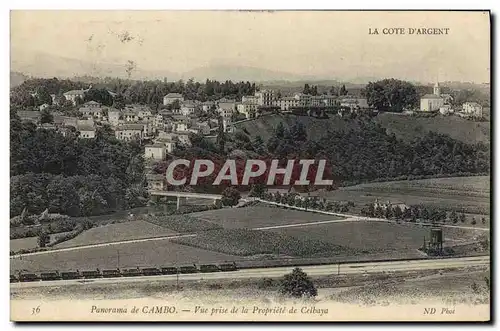 Cartes postales Panorama De Cambo Vue Prise De La Propriete De Celbaya