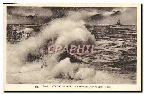 Cartes postales Cayeux Sur Mer La Mer Un Jour De Gros Temps