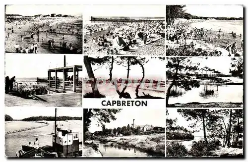 Cartes postales moderne Capbreton plage Estacade Plage du Bourrel