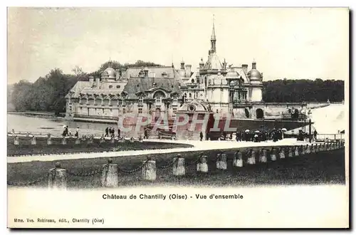 Cartes postales Chateau De Chantilly Vue D'ensemble
