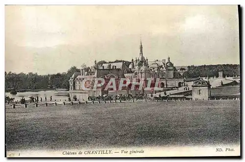 Cartes postales Chateau De Chantilly Vue D&#39ensemble