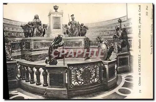 Cartes postales Chateau De Chantilly Mausolee D'Henri II Prince De Conde