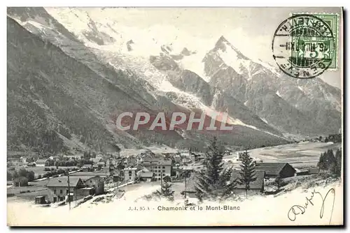 Cartes postales Chamonix Et Le Mont Blanc