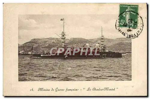 Cartes postales Marine De Guerre Francaise Le Charles Martel