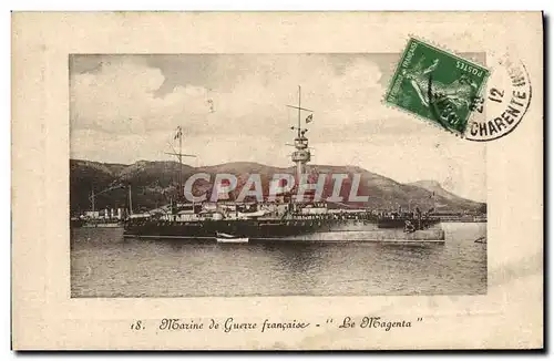 Cartes postales Marine De Guerre Francaise Le Magenta