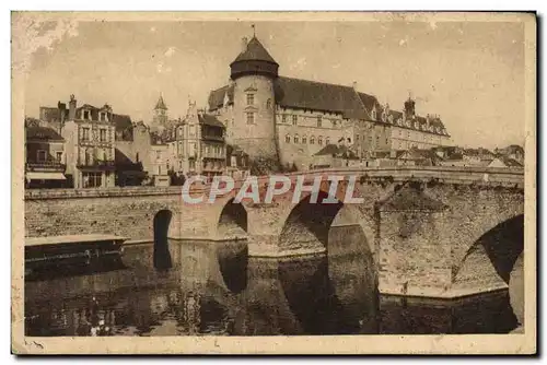 Ansichtskarte AK Laval Le Pont Vieux Et Le Vieux Chateau