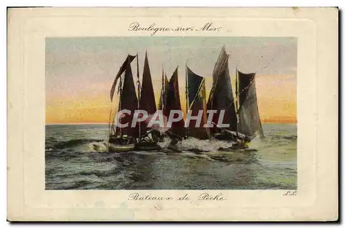 Ansichtskarte AK Boulogne Sur Mer Bateaux de peche