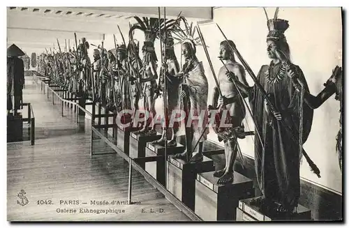 Cartes postales Paris Musee d&#39artillerie Galerie ethnographique