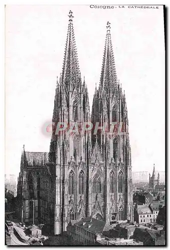 Ansichtskarte AK Cologne La cathedrale