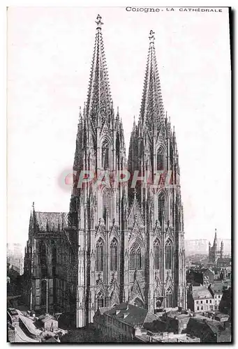 Cartes postales Cologne La cathedrale