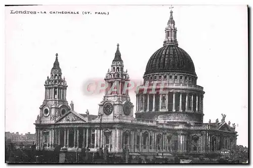 Cartes postales Londres La cathedrale