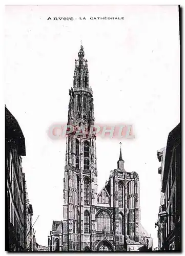 Cartes postales Anvers La cathedrale