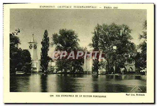 Ansichtskarte AK Paris Exposition coloniale internationale 1931 Vue d&#39ensemble de la section portugaise