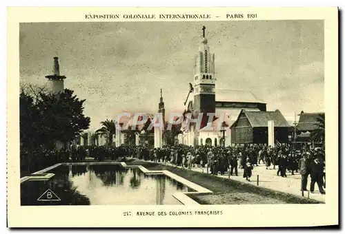 Ansichtskarte AK Paris Exposition coloniale internationale 1931 Avenue des Colonies Francaises