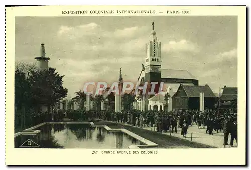 Ansichtskarte AK Paris Exposition coloniale internationale 1931 Grande avenue des colonies