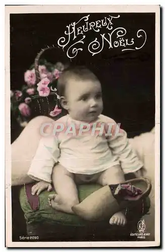 Cartes postales Fantaisie Enfant Bebe Noel