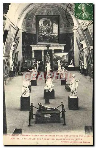 Cartes postales Toulouse Musee Salle des peintres et des sculpteurs toulousains Nef de la chapelle des Augustins