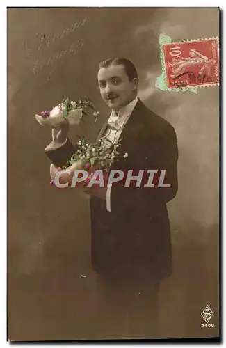 Cartes postales Fantaisie Homme