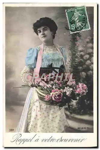 Cartes postales Fantaisie Femme