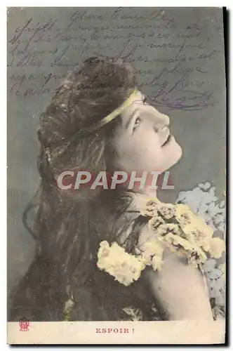 Cartes postales Fantaisie Femme Espoir