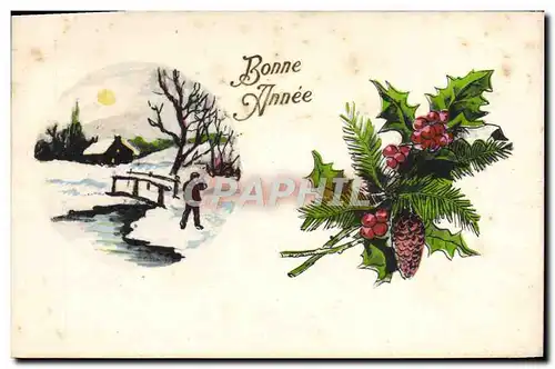 Ansichtskarte AK Fantaisie Bonen annee