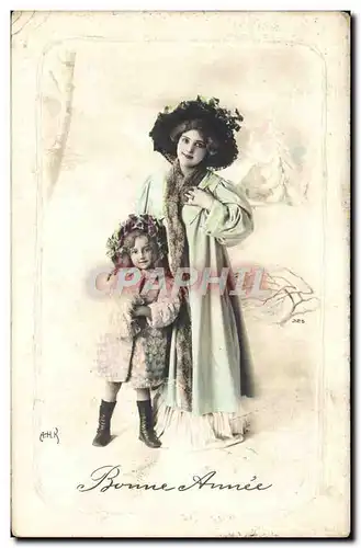 Cartes postales Fantaisie Femme Enfant