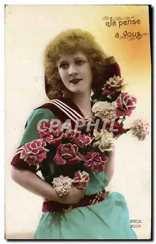 Cartes postales Fantaisie Femme