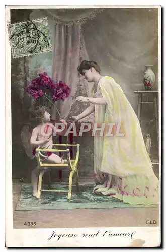 Cartes postales Fantaisie Femme Enfant