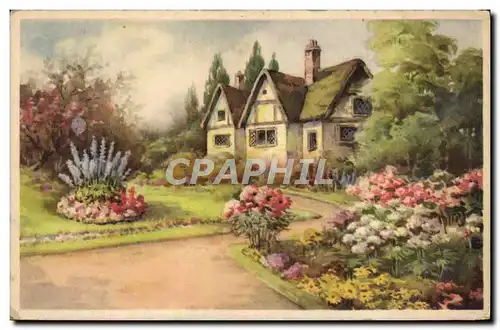 Cartes postales Fantaisie Maison