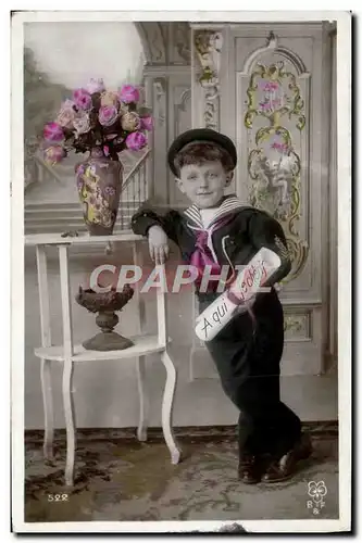 Cartes postales Fantaisie Enfant Marin