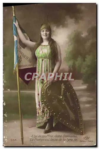 Cartes postales Fantaisie Femme Germanie