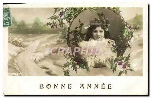 Cartes postales Fantaisie Femme Bonne annee