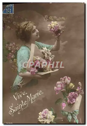 Cartes postales Fantaisie Femme Vive Sainte Marie