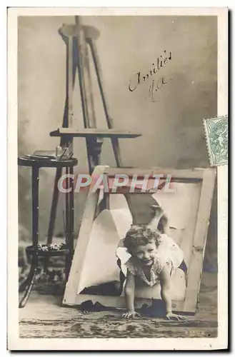 Cartes postales Fantaisie Enfant Peintre