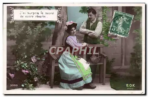 Cartes postales Fantaisie Femme Folklore