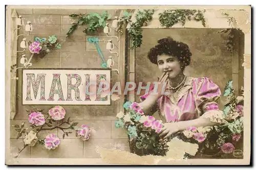 Cartes postales Fantaisie Femme Marie