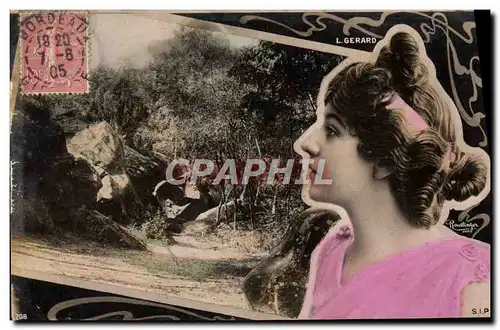 Cartes postales Fantaisie Femme L Gerard