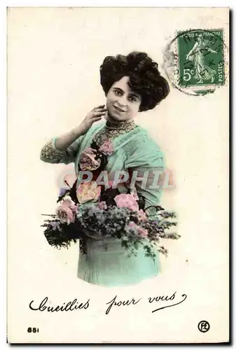 Cartes postales Fantaisie Femme