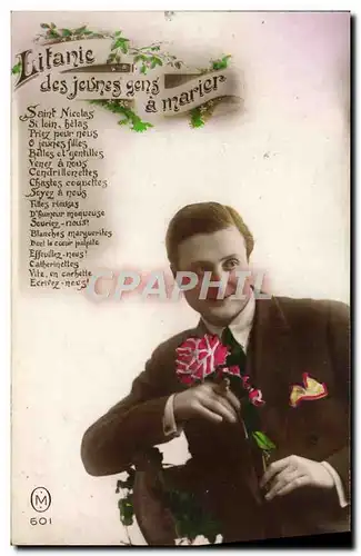 Cartes postales Fantaisie Homme