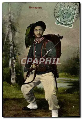 Cartes postales Bersagliere Militaria