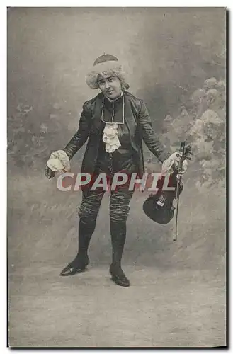 Cartes postales Fantaisie Enfant Pretre Violon Musique