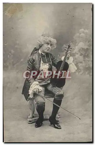 Cartes postales Fantaisie Enfant Pretre Violon Musique