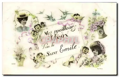 Cartes postales Fantaisie Femmes Saint Emile